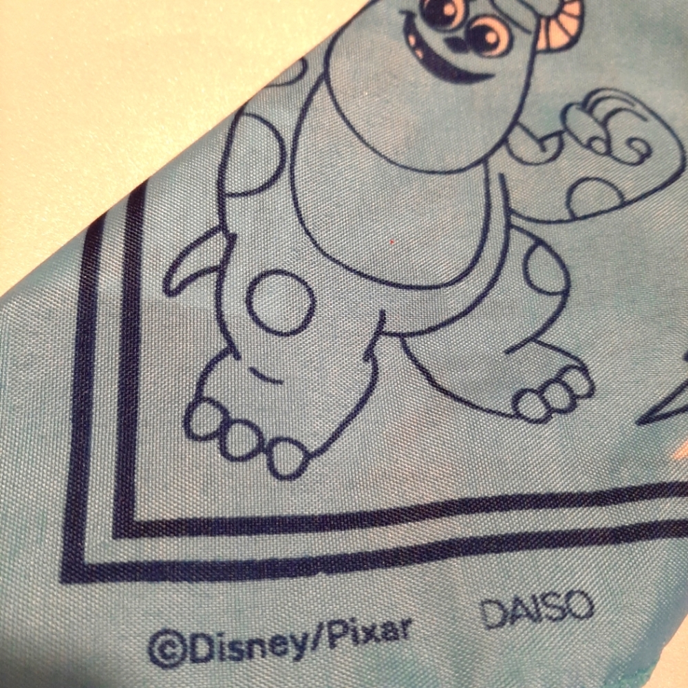 Disney Pixar Monster Inc Bandanna blue new
